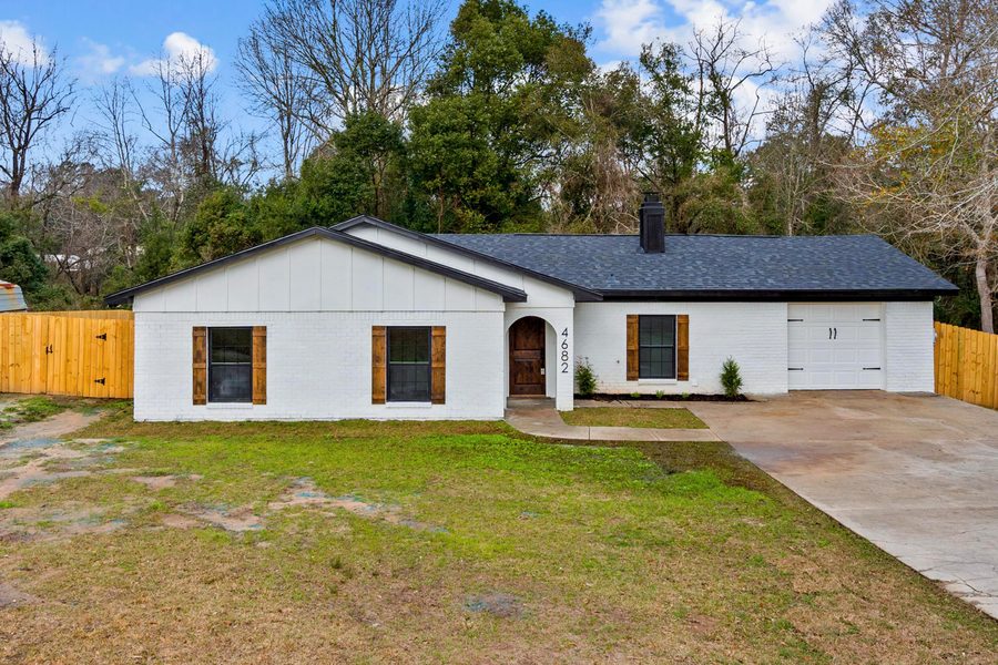 After renovation — restored property