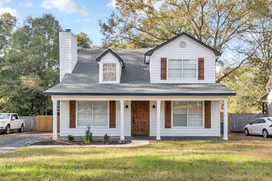 After renovation — two-story home